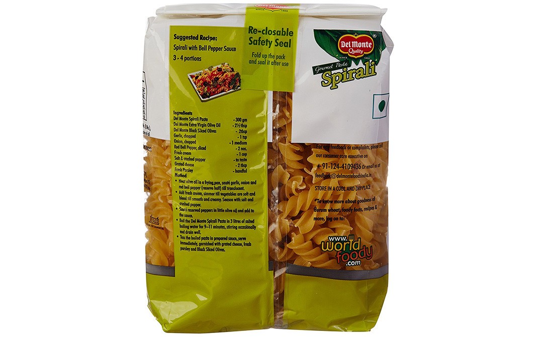 Del Monte Gourmet Pasta Spirali    Pack  500 grams